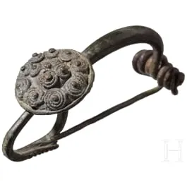 Frühlatènezeitliche Bronzefibel, 4. Jhdt. v. Chr.