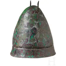 Dél-itáliai pilos-sisak pasticciója (különböző eredetiek részeiből összeállítva), i. e. 4–3. sz.