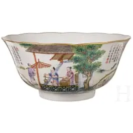 粉彩碗，中国，可能为咸丰时期（1831-1861），约1850年