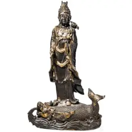 观音骑龙鱼像，20世纪