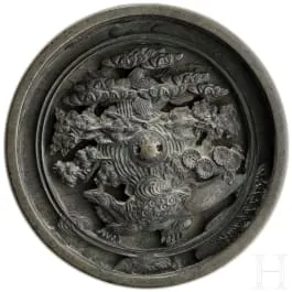 Bronztükör (kagami), Japán, Edo-kor