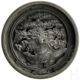 铜镜（Kagami），日本，江户时代