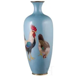 Cloisonné-Vase, Japan, Meiji-Periode
