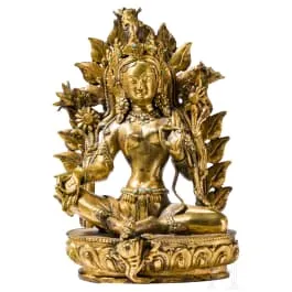 Syamatara (Tara verte), probablement Tibet ou Népal
