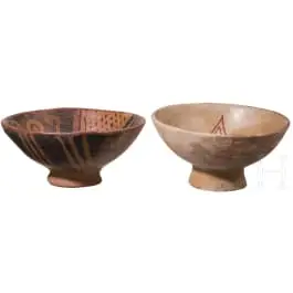 两个前哥伦布时期碗，可能为厄瓜多尔Carchi，公元800 - 1500年