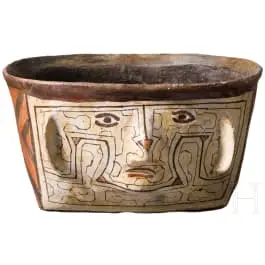 人物纹陶碗，秘鲁，Shipibo，20世纪初