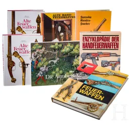 Pacco di libri sulle armi da fuoco antiche