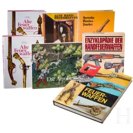 Pacco di libri sulle armi da fuoco antiche