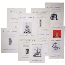 10 cataloghi d'asta della galleria Fischer, 1969–1984