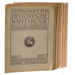 Zeitschrift für historische Waffenkunde, primjerci prvog niza (1897–1936)