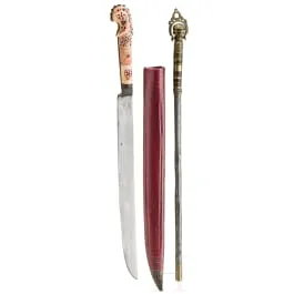 Bicak und Ladestock (Suma), balkantürkisch, 19. Jhdt.