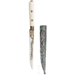 Kard à incrustations d'or, ottoman, vers 1860