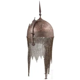 Kulah Kud incrusté d'or, Perse, 19e siècle
