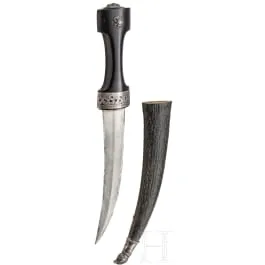 Khanjar con montatura in argento, Siria, XIX sec.