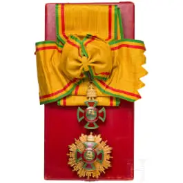 Ordre de l'empereur Ménélik II, ensemble de 1re classe (grand-croix), Éthiopie