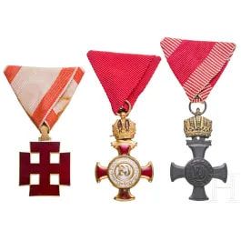Three Austrian decorations