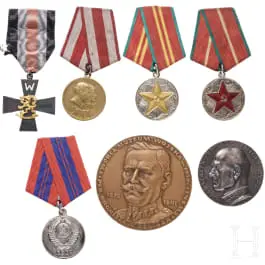 Collection de décorations, Pologne et Union soviétique, 20e siècle