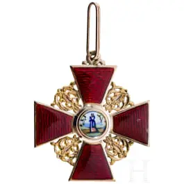 Ordre de Sainte-Anne - Croix de 2e classe, Russie, vers 1900