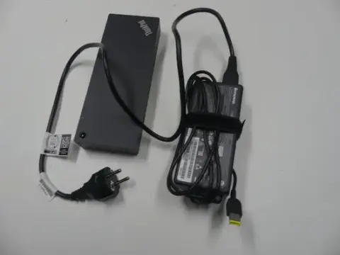 Lenovo - docking station ThinkPad, con alimentatore e cavo