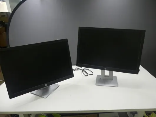 2 monitores hp