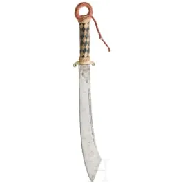 Épée à pommeau annulaire, Chine, 19e siècle