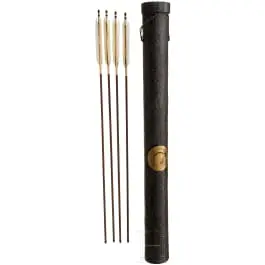 Tobolac za strijele (Yatzutsu) s četiri sportske strijele, Japan, razdoblje Meiji