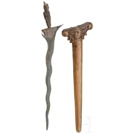 Kris od punog metala, Madura, oko 1900.