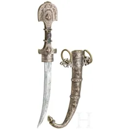 Koummya con montatura in argento, Marocco, circa 1900
