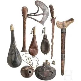 Une petite collection internationale d'armes, 19e/20e siècle