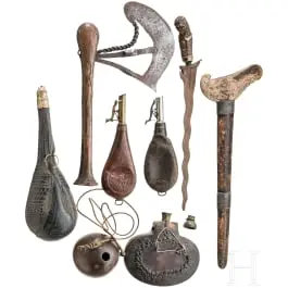 Une petite collection internationale d'armes, 19e/20e siècle