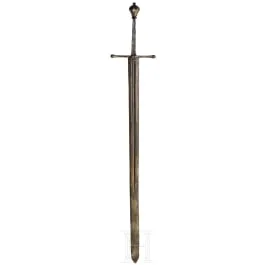 Executioner's sword with etched blade and magical inscription, German, 16th/17th century