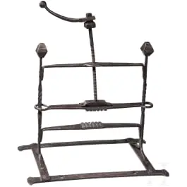 Pressa manuale, tedesca, storicismo in stile XVI sec.