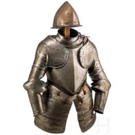 Mezza armatura, Italia, circa 1590
