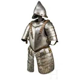 Infantry half armour with pear-shaped morion, Italy, circa 1600