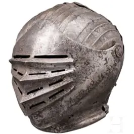 Maximiliánská helma, jihoněmecká, kolem 1520/30