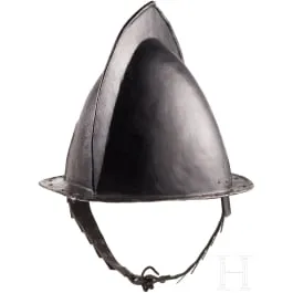 Cappello da tiratore annerito, fiammingo, circa 1600