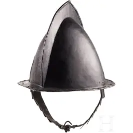 Černěná střelecká kukla, vlámská, kolem 1600