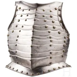 Cuirasă grea forjată, germană sau poloneză, circa 1600