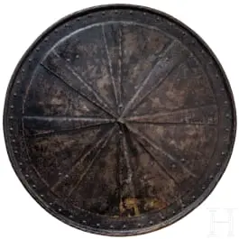 Kulatý štít, německý kolem roku 1580