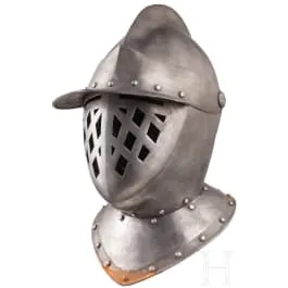 Casque de cuirassier dans le style vers 1620, historicisme, vers 1900