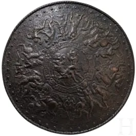 文艺复兴风格圆形盾牌，德国，19世纪最后三分之一