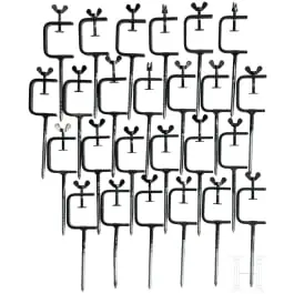 25 wandhouders voor hellebaarden