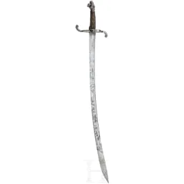 Schweizer Säbel mit Löwenkopfknauf, um 1620