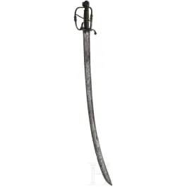 狮头柄野战军刀，德国南部或瑞士，约1650年