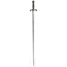 Épée de ville à incrustations d'argent, allemande, datée 1664