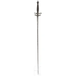 Espada con guarnición de hierro cincelado, Francia, hacia 1720