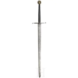 Spada cavalleresca a una mano e mezza in stile XIV sec., tedesca, XIX sec.