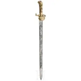 Spada da caccia con guardia dorata, tedesca, circa 1820