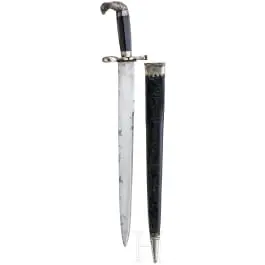 Coltello da caccia con montatura in argento, Sassonia, ca. 1730/40