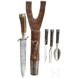 Set da caccia, tedesco, circa 1900